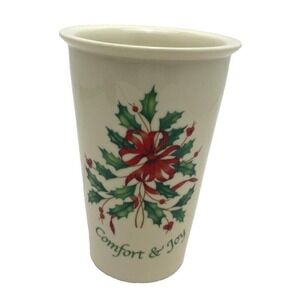 Lenox Holiday Vase‎ Holly Berries Christmas